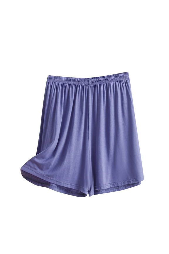 Women Shorts for Lounging High Waist Stretchy Slacks Baggy Flowy Wide Leg Solid Short Pants Jogging Hiking Outdoor Activities Shorts Streetwear