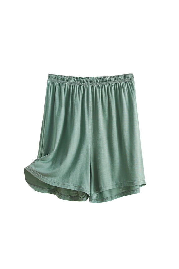 Women Shorts for Lounging High Waist Stretchy Slacks Baggy Flowy Wide Leg Solid Short Pants Jogging Hiking Outdoor Activities Shorts Streetwear