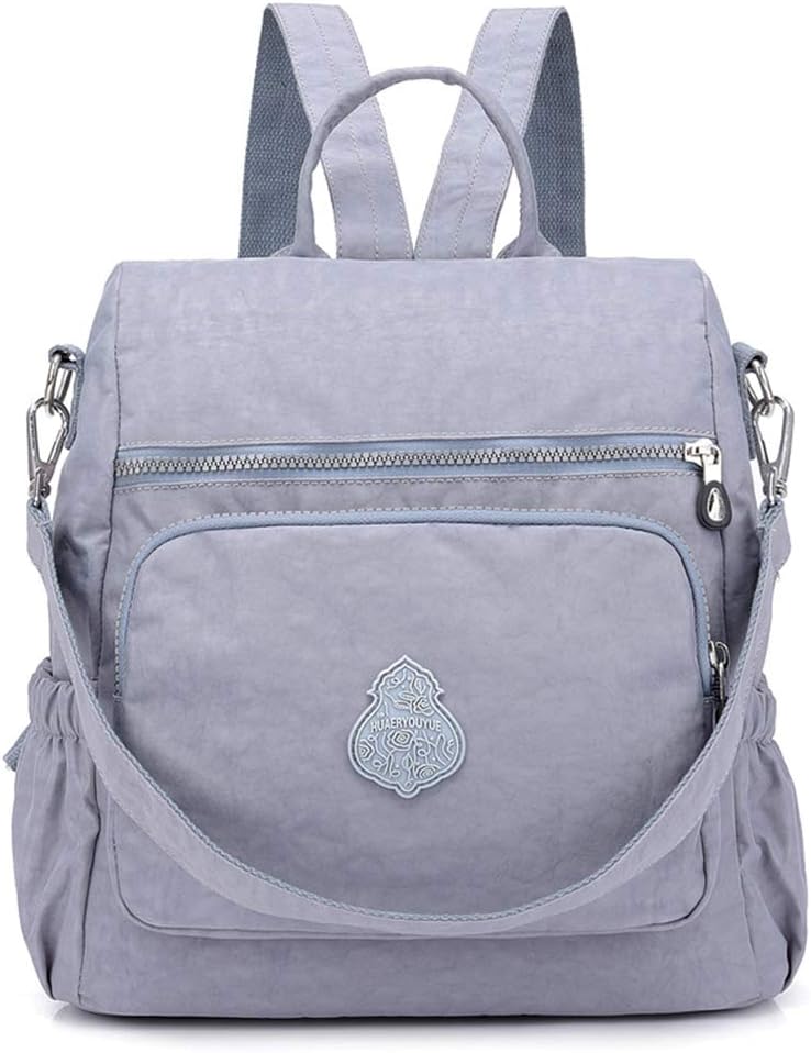 4051 Shoulder Backpack Multi-Pocket Nylon Purse Large Capacity Waterproof Amazon.com: Multi Pocket Nylon Totes Handbag Large Shoulder  main image 3