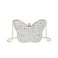 thumbnail image 1 of Women Shoulder Bag Chain Strap Messenger Bag Cute Butterfly Shape Crossbody Bag Change Purse Small Evening Bag for Daily, 1 of 20