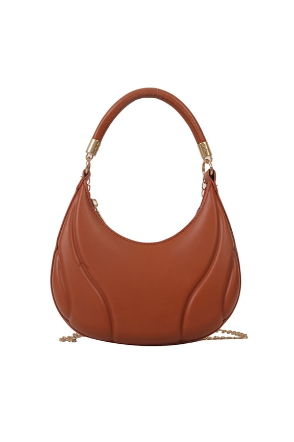 Women Shoulder Bag Fashion New Pattern Solid Color Retro Practical Large Capacity Zipper Messenger Bag