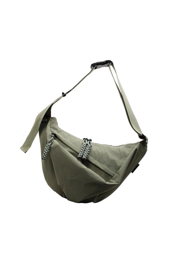 Women Shoulder Bag Korean Styles Dumplings Bag Simple Messenger Bag Large Capacity Crossbody Bag for Commuting Sport
