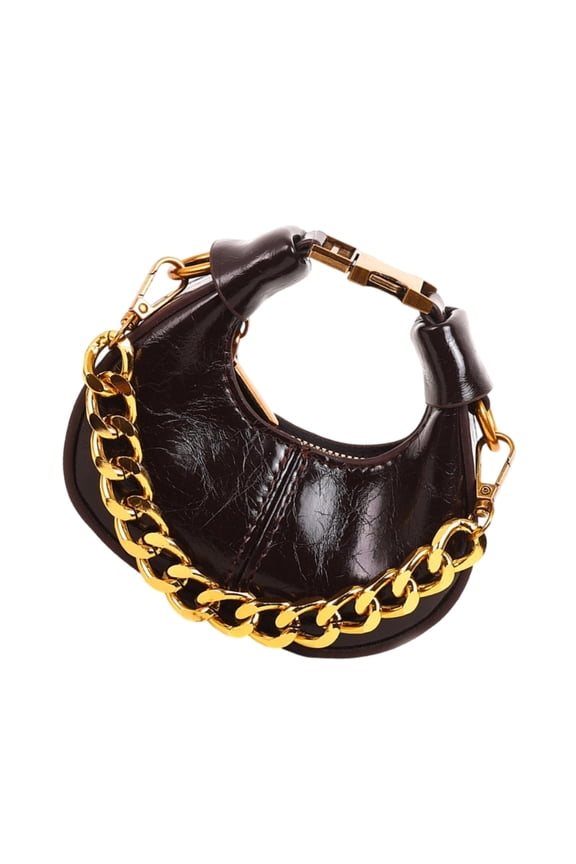 Women Shoulder Bag Retro Crossbody Bag Handbag and Purse Half Moon Bag Autumn Winter Messenger Bag for Daily Travel