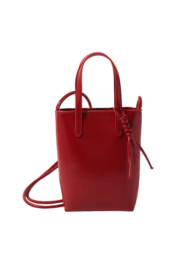 Women Shoulder Bag Stylish Phone Bag PU1eatherCrossbody Bag Retro Handbag Korean Styles Messenger Bag for Daily