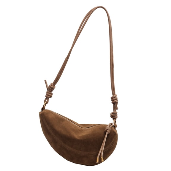 Women Shoulder Bag Trendy Dumplings Bag Retro Crossbody Bag Large Capacity Messengers Bag for Daily Travel