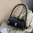 thumbnail image 1 of Women Shoulder Bag, Vintage Underarm Purse, Faux Leather Handbag, Curved Armpit Design, Medium Everyday Bag for Commuting and Dating, 1 of 6