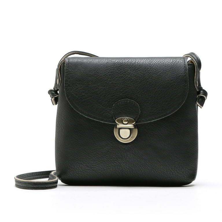 Womens black side outlet bag