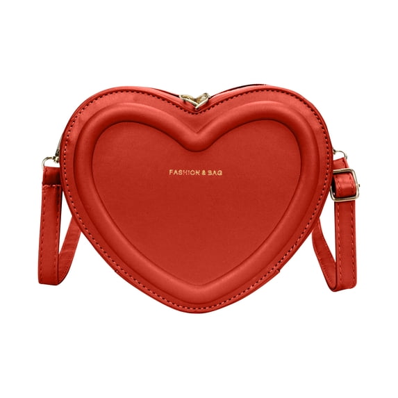 Women Shoulder Handbag Heart-shaped Crossbody Purse Cute Stylish & Functional for Vacation & Daily Use