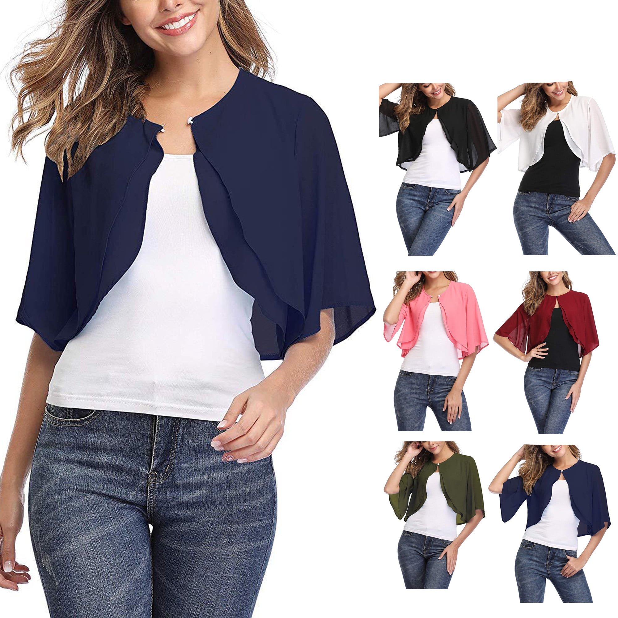 Navy bolero womens best sale