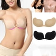 thumbnail image 1 of Women Silicone Gel Invisible Bra Self-adhesive Push Up Strapless Backless Party, 1 of 7