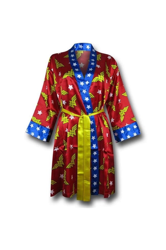 Women Silk Printed Robe