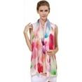 thumbnail image 1 of Women Silk Scarves Long Satin Lightweight Outdoor Shawl Wraps Printed Head Scarf 21"x21" Silk Long Mulberry Scarf, 1 of 6