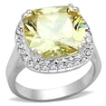 thumbnail image 1 of Women Silver 925 Sterling Silver Ring with AAA Grade CZ in Citrine Yellow - Size 7, 1 of 1