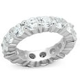 thumbnail image 1 of Women Silver 925 Sterling Silver Ring with AAA Grade CZ in Clear - Size 4, 1 of 1