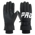 thumbnail image 1 of Women Ski Gloves,Touchscreen Windproof and Waterproof Gloves Winter Thermal Warm Snow Glove for Skiing Cycling Snowboard for Women(M Size,Black), 1 of 8