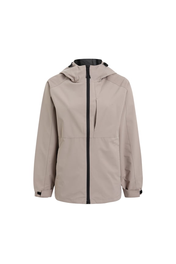 Women Ski Jacket Warm Coat Windbreaker Hooded Raincoat Jacket Womens Turtleneck Hoodie Jackets Sleeve Casual Wear for Women Women Casual Suede Lightweight Soft Jacket Warmer Jackets Women's Jackets