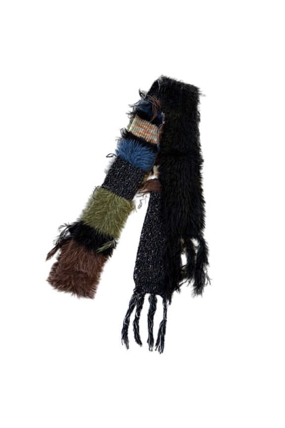 Women Skinny Scarf Knit Thin Knit Belt Long Tie Scarf Bag Handle Wrap Choker Elegant Scarf Decoration