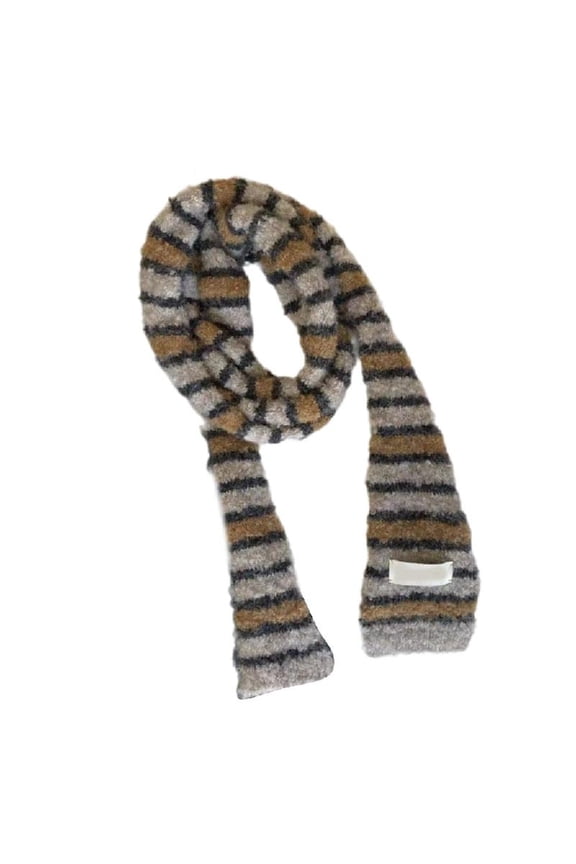 Women Skinny Scarf Thin Choker Knit Belt Long Tie Scarf Bag Handle Wrap