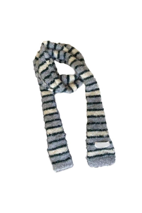 Women Skinny Scarf Thin Choker Knit Belt Long Tie Scarf Bag Handle Wrap