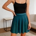 thumbnail image 1 of Women Skirt Ballet Dance Skirt For Performance Practice Soft Wrap Waist Elastic Short Tutu Dark Blue M, 1 of 8