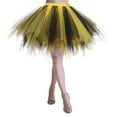 thumbnail image 1 of Women Skirt Carnival Clothes For Women Christmas Dance Party Patchwork Skirt Holiday Party Tutu Ballet Skirts Mardi Gras Yellow M, 1 of 7