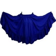 thumbnail image 1 of Women Skirt Practice Folklorico Mexican Flamenco Falda Doble Vuelo Mexico 30" Length Royal Blue, 1 of 2