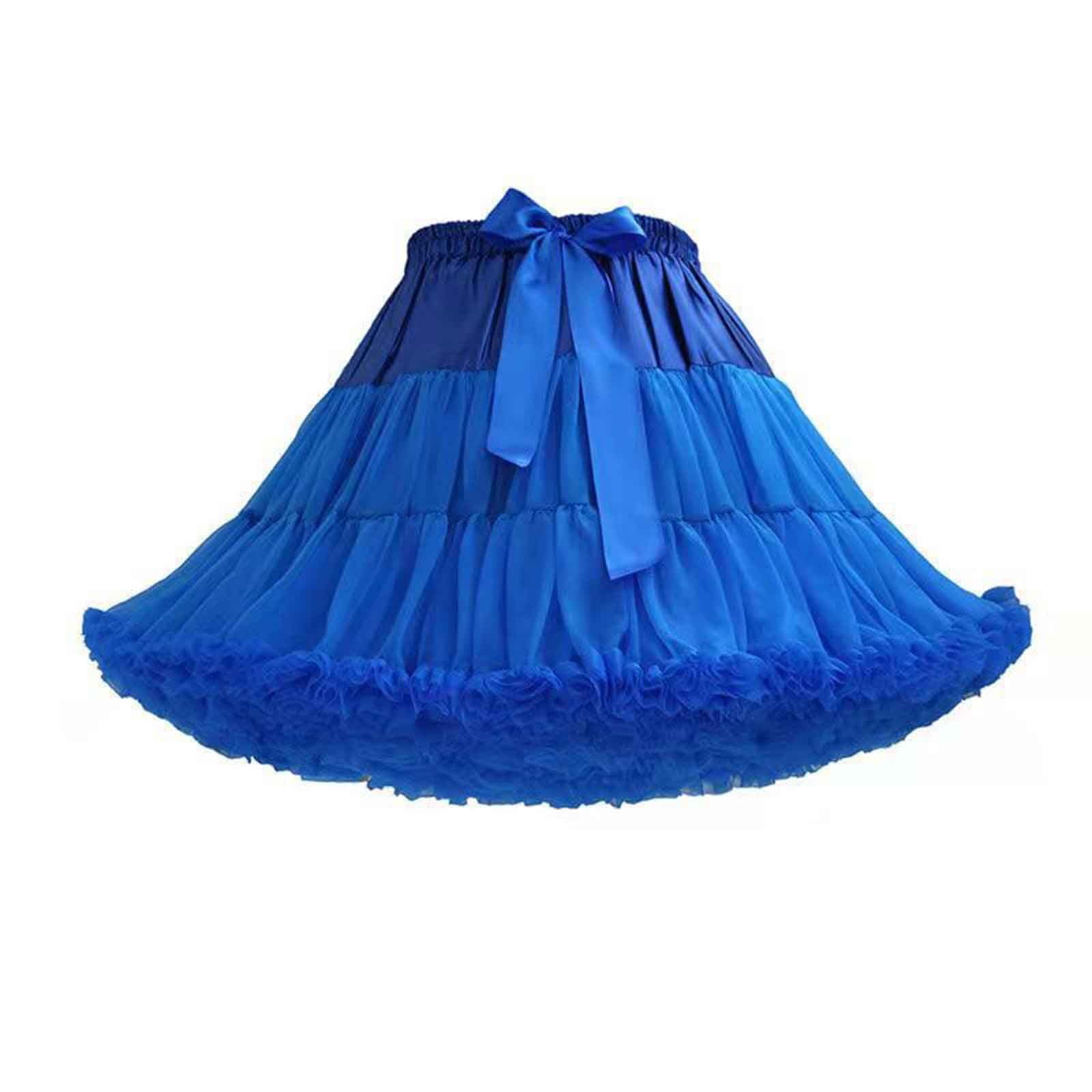 Women Skirt Support Skirt Super Soft Boneless Petticoat Half Puffy