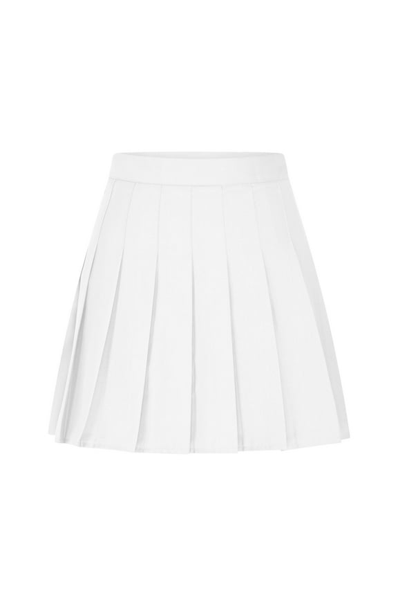 Women Skirts Dressy Casual New Pleated Skirts for Women Tennis Skort High Waisted Oversized Athletic Golf a Line Skirts Shorts New White S