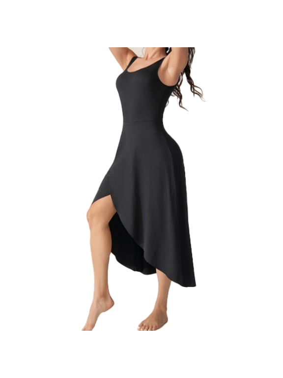 Women Skort Dress Summer Dress 2026 Beach Vacation Outfits Tennis Athletic Workout Romper Dress Built in Shorts Travel Clothes