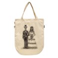 thumbnail image 1 of Women Skull Bride and Groom Printed Canvas Tote Shoulder Bags WAS_39, 1 of 1