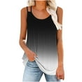 thumbnail image 1 of Women Sleeveless Crop Tops Plus Size, Black Blouses for Women Plus Size Sleeveless Tops For Women Cotton Black Summer Tops for Women 2026 Tee Shirts Womens Graphic, 1 of 6