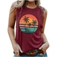 thumbnail image 1 of Women Sleeveless Crop Tops Plus Size, Blouses for Women Casual Womens Sports Tops With Built In Bra White Summer Tops for Women 2026 Red Shirts for Women Dry Fit, 1 of 5