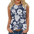 thumbnail image 1 of Women Sleeveless Crop Tops Plus Size, Blouses for Women Dressy Casual Spring Fashion Outfits Summer Cotton Tees for Women 2026 Womens Summer Tops Boho Shirts for Women Dry Fit, 1 of 6