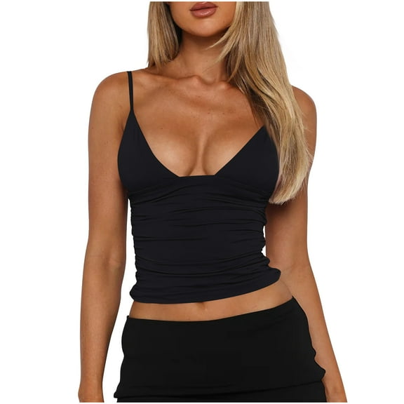 Women Sleeveless Crop Tops Plus Size, Plus Size Womens Shirts Dressy Casual Womens Sports Tops Sleeveless Linen Crop Tops for Women Summer Previous Orders my orders