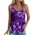 thumbnail image 1 of Women Sleeveless Crop Tops Plus Size, Red Shirts for Women Trendy Workout Tops for Women Plus Women Summer Tops Fashion Buy Again My Orders my orders, 1 of 6