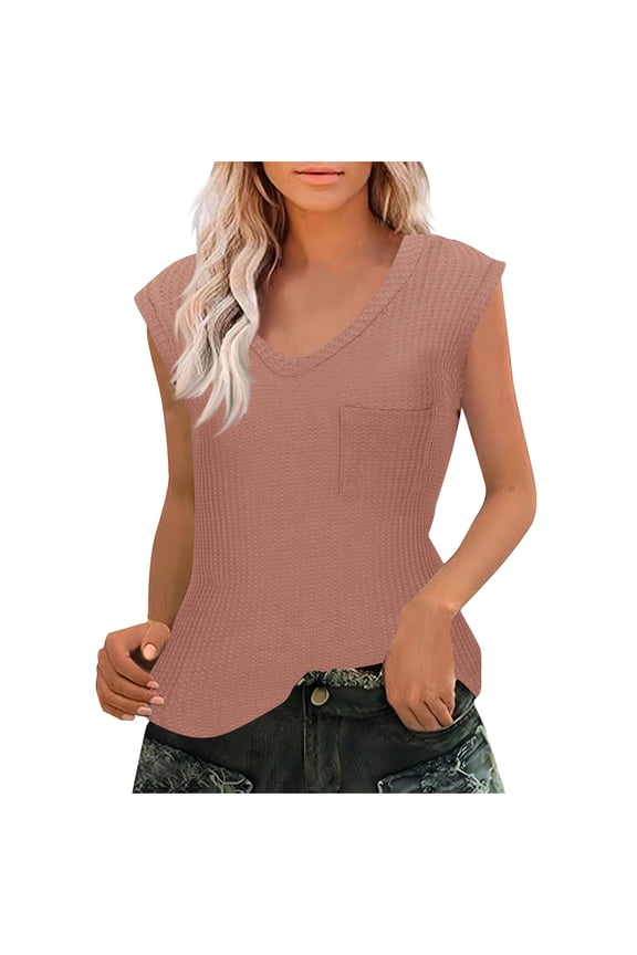 Women Sleeveless Crop Tops Plus Size, Women Blouses Elegant Casual Beige Sleeveless Tops For Women Blue Summer Tops for Plus Size Women 2025 Trendy Letter Print Tee my orders