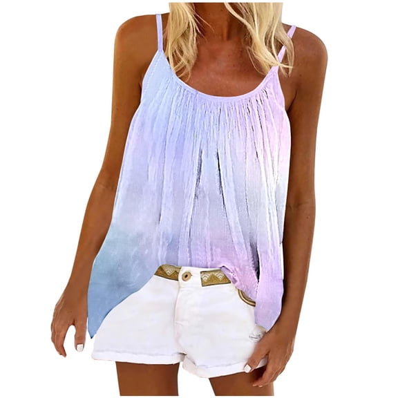 Women Sleeveless Crop Tops Plus Size, Womens Blouses Dressy Casual Long Past Women Casual Tops Hawaiian Shirts Blue