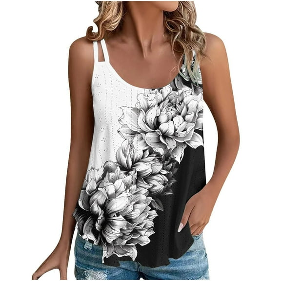 Women Sleeveless Crop Tops Plus Size, Work Out Shirts Gym Loose Plus Basic Fitted Cropped Tees Womens Summer Tops Casual Plus Size Buy Again My Orders my orders