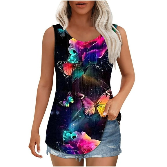 Women Sleeveless Crop Tops, White Blouse for Women Dressy Plus Size Summer Button Boho Top Summer Crop Tops for Women Previous