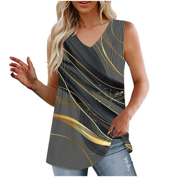 Women Sleeveless Crop Tops, Women Blouses and Tops Fashion Under 10 Tops For Women Trendy White Summer Tops for Teens Generic Womens Tops