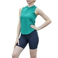 thumbnail image 1 of Women Sleeveless Hooded Sports Vest Solid Color Tank Tops, 1 of 8