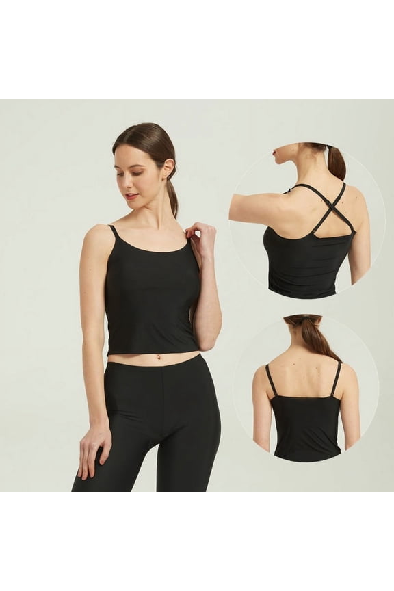 Women Sleeveless Ice Silk Tank Tops Seamless Vest NEW 2025 Summer Mini Nightgowns Sexy Short Solid Camisole