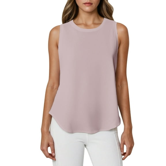 Women Sleeveless Shirt Casual Comfortable Stretchy Top for Everyday Wear Versatile Tank Blouse for Any Occasion