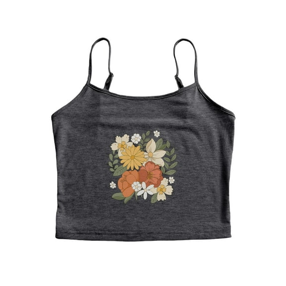 Women Sleeveless Spaghetti Straps Tube Tank Tops Fitted Summer Basic Slim Tops