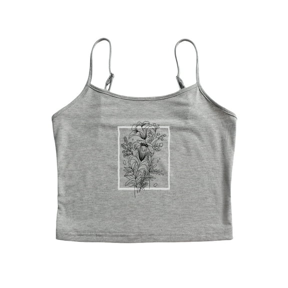 Women Sleeveless Spaghetti Straps Tube Tank Tops Fitted Summer Basic Slim Tops