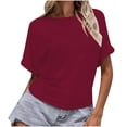 thumbnail image 1 of Women Sleeveless Tops for Work, Womens T Shirts Loose Boho Sleeveless Tops For Women Graphic Cute Crop Tank Tops for Women Short Sleeve Button Up Shirts for Women Cropped my orders deals, 1 of 6