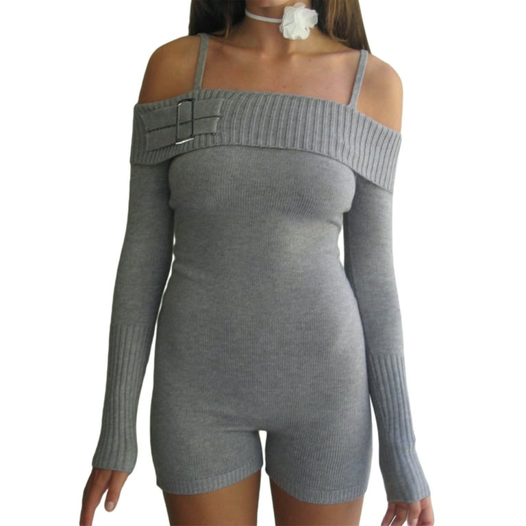 Longer length outlet shorts playsuit