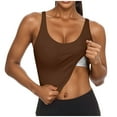 thumbnail image 1 of Women Slim Fit Workout Tank Tops Summer Soft V-Neck Camisole Trendy Sleeveless Basic Shirt with Built in Bra, 1 of 6