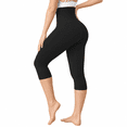 thumbnail image 1 of Women Slimming Anti Cellulite Compression Leggings Leg Shaper High Waist Capris, 1 of 6