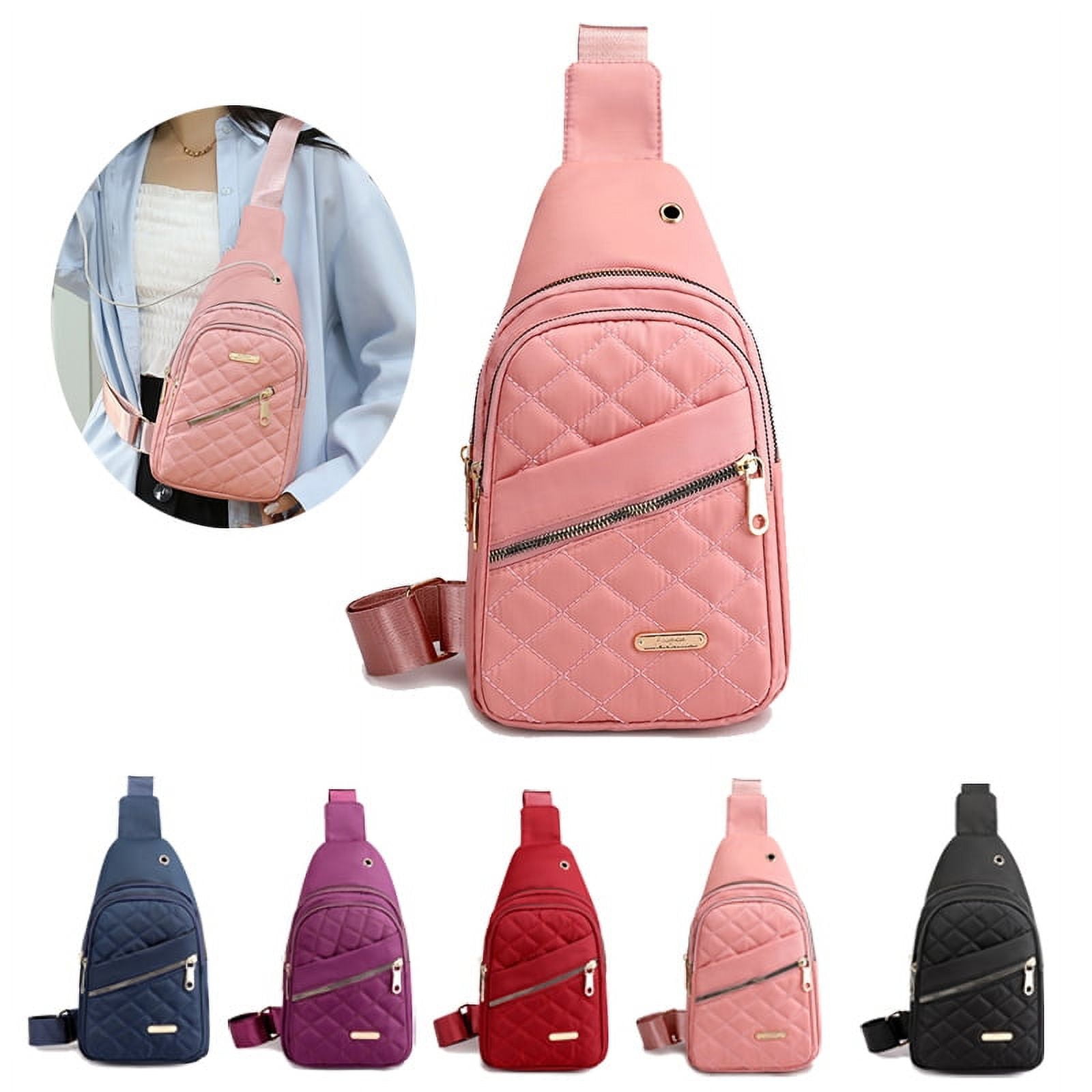 2023 Bags for Women Wax Skin Women Chest Pack Female Sling Bags Crossbody Waterproof Shoulder